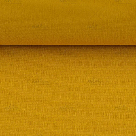 Jersey Stoff Goldgelb