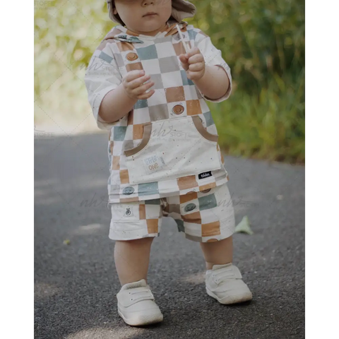 Jerseystoff Checks and Smileys 2853 (Bio)