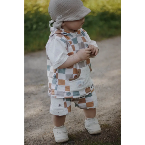 Jerseystoff Checks and Smileys 2853 (Bio)