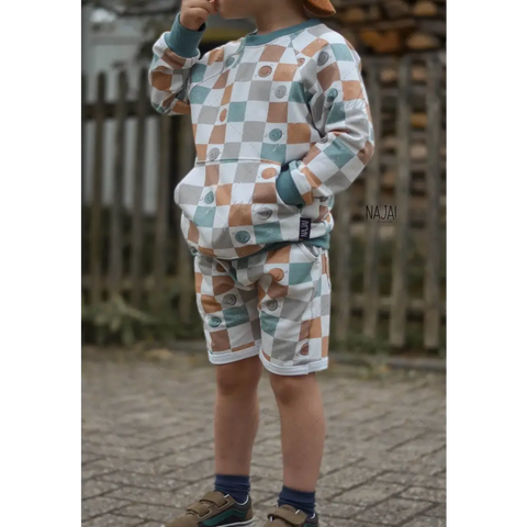 Jerseystoff Checks and Smileys 2853 (Bio)