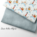 Jerseystoff Denim Helles Altgrün