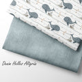 Jerseystoff Denim Helles Altgrün