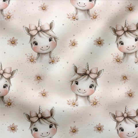 Jerseystoff Kleines Einhorn (Bio)