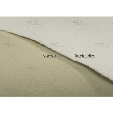 Kunstleder Genarbt 6000 Ecru