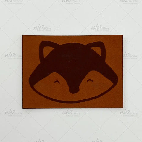 Kunstleder Label Boho Fox