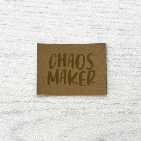 Kunstleder Label Chaosmaker