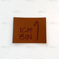 Kunstleder Label Ich bin 1