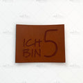 Kunstleder Label Ich bin 5
