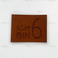 Kunstleder Label Ich bin 6