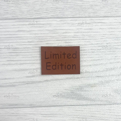 Kunstlederlabel Limited Edition