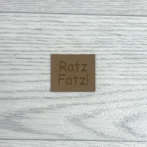 Kunstlederlabel Ratz Fatz