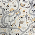 Interlock Jersey Landscape Taupe