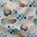 Jersey Stoff Little Dude Bunt 2829 (Bio) VORBESTELLUNG