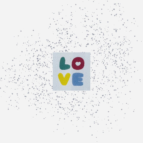 Weblabels Love 4er Set