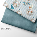 French Terry Denim Altgrün (Bio)