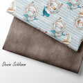 Jerseystoff Denim Schlamm