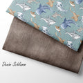 Jerseystoff Denim Schlamm