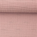 Musselin Double Gauze Creme Rose 433