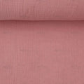 Musselin Double Gauze Flamingo Rosa
