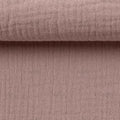 Musselin Double Gauze Helles Altmauve