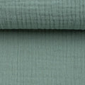 Musselin Double Gauze Helles Smaragd