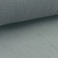 Musselin Double Gauze Mausgrau