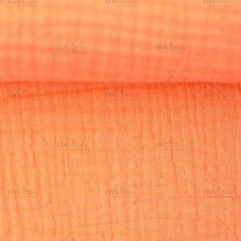 Musselin Double Gauze Pastellorange 421