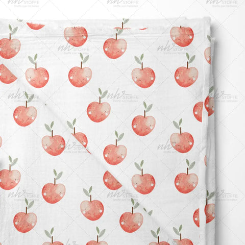 Musselin Double Gauze Pfirsichliebe (Bio)