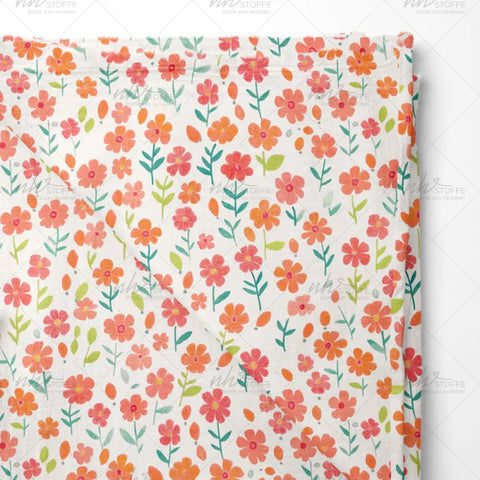 Musselin Double Gauze Pola Flowers 2730 (Bio)