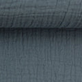 Musselin Double Gauze Rauchblau 259