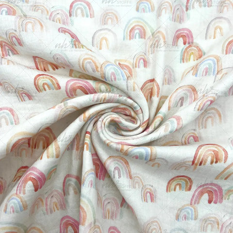 Musselin Double Gauze Regenbögen 5152.1