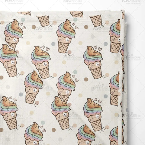 Musselin Double Gauze Regenbogeneis 2716 (Bio)