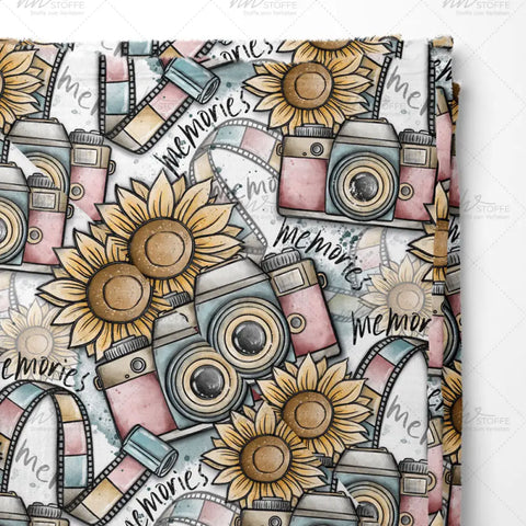 Musselin Double Gauze Summer Memories (Bio)