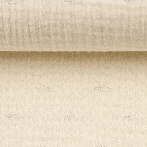 Musselin Double Gauze Vanille 010