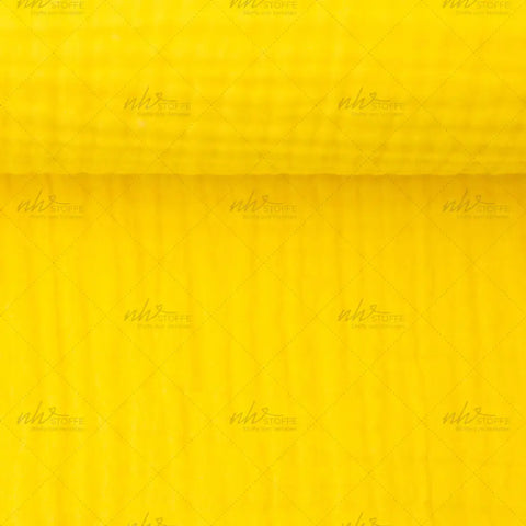 Musselin Double Gauze Zitronengelb 312