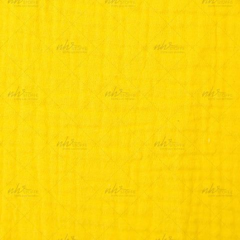 Musselin Double Gauze Zitronengelb 312