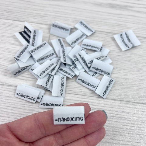 Weblabels Nähsüchtig 4er Set