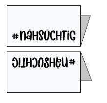 Weblabels Nähsüchtig 4er Set