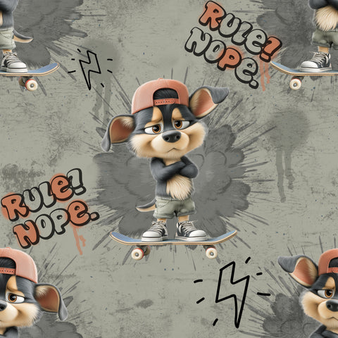 Jersey Skater Dog Dunkel 3309 (Bio)