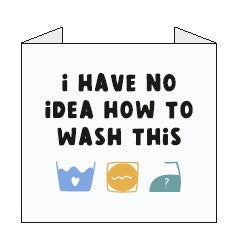 Weblabels No Idea How to wash this 4er Set