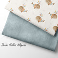 Jerseystoff Denim Helles Altgrün