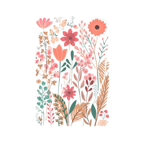 Bügelbild Pastellwildflowers MAXI PLUS