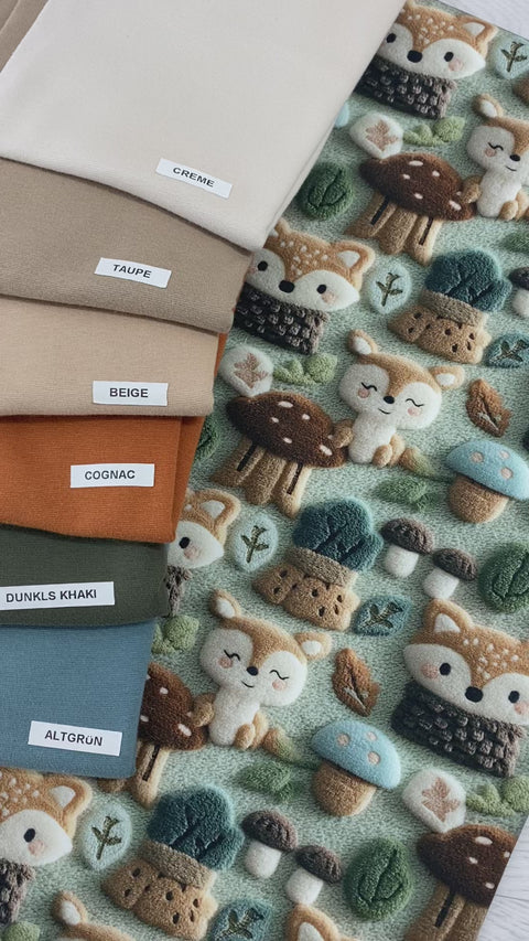French Terry Cozy Forest 2982 (Bio)