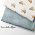 Jerseystoff Denim Helles Altgrün