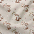 Jerseystoff Regenbogenfuchs Creme