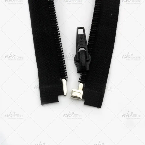 Reißverschluss Teilbar 25 cm Schwarz