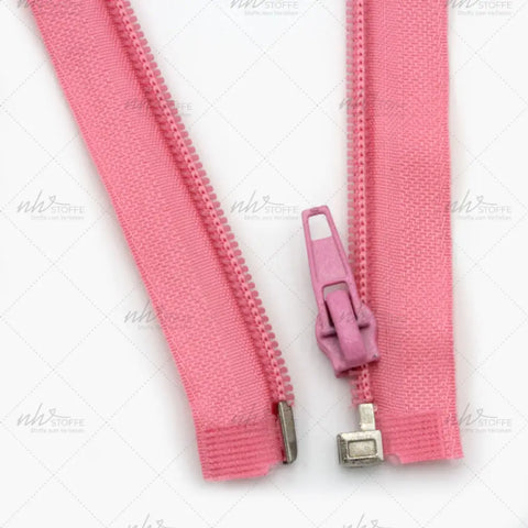 Reißverschluss Teilbar 45 cm Candypink