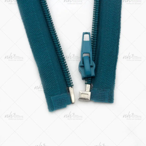 Reißverschluss Teilbar 45 cm Petrol