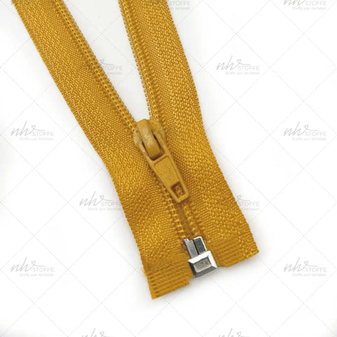 Reißverschluss Teilbar 60 cm Goldgelb