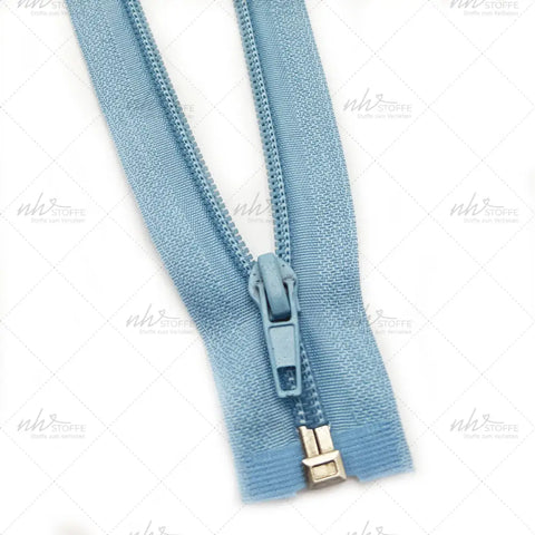 Reißverschluss Teilbar 60 cm Himmelblau